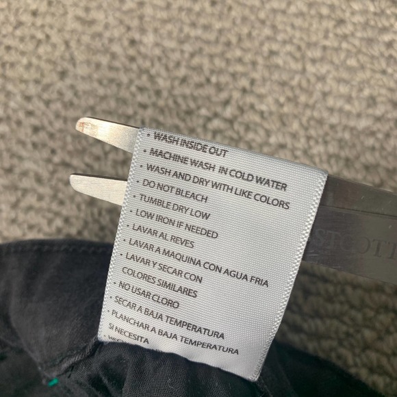 KanCan Womens Jeans Size 9/28 Black Denim Brielle High Rise Ankle Skinny Frayed - Picture 15 of 16